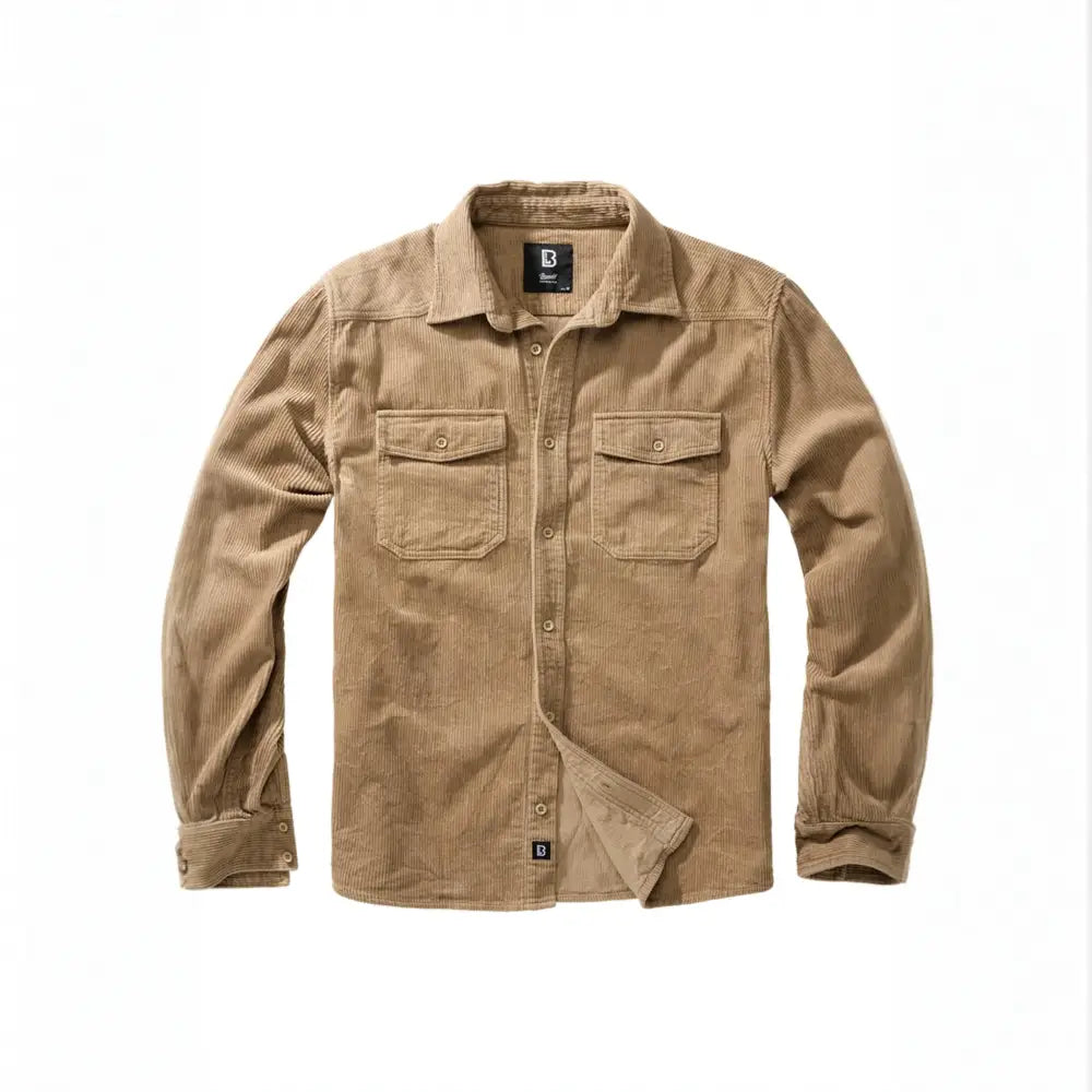 Corduroy Classic Shirt Long Sleeve - Brandit